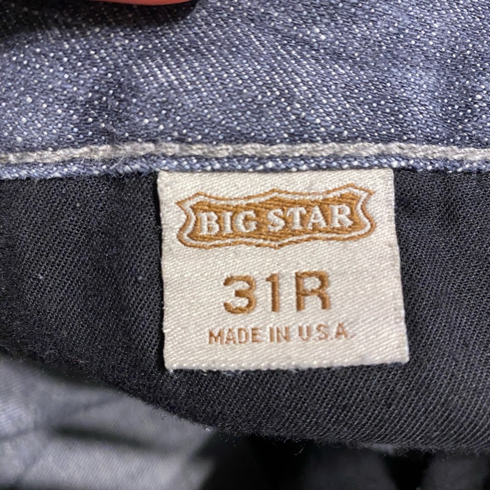Y2K Big Star Low Rise Pencil Denim Jean Skirt Gray Size 31 - Picture 4 of 5